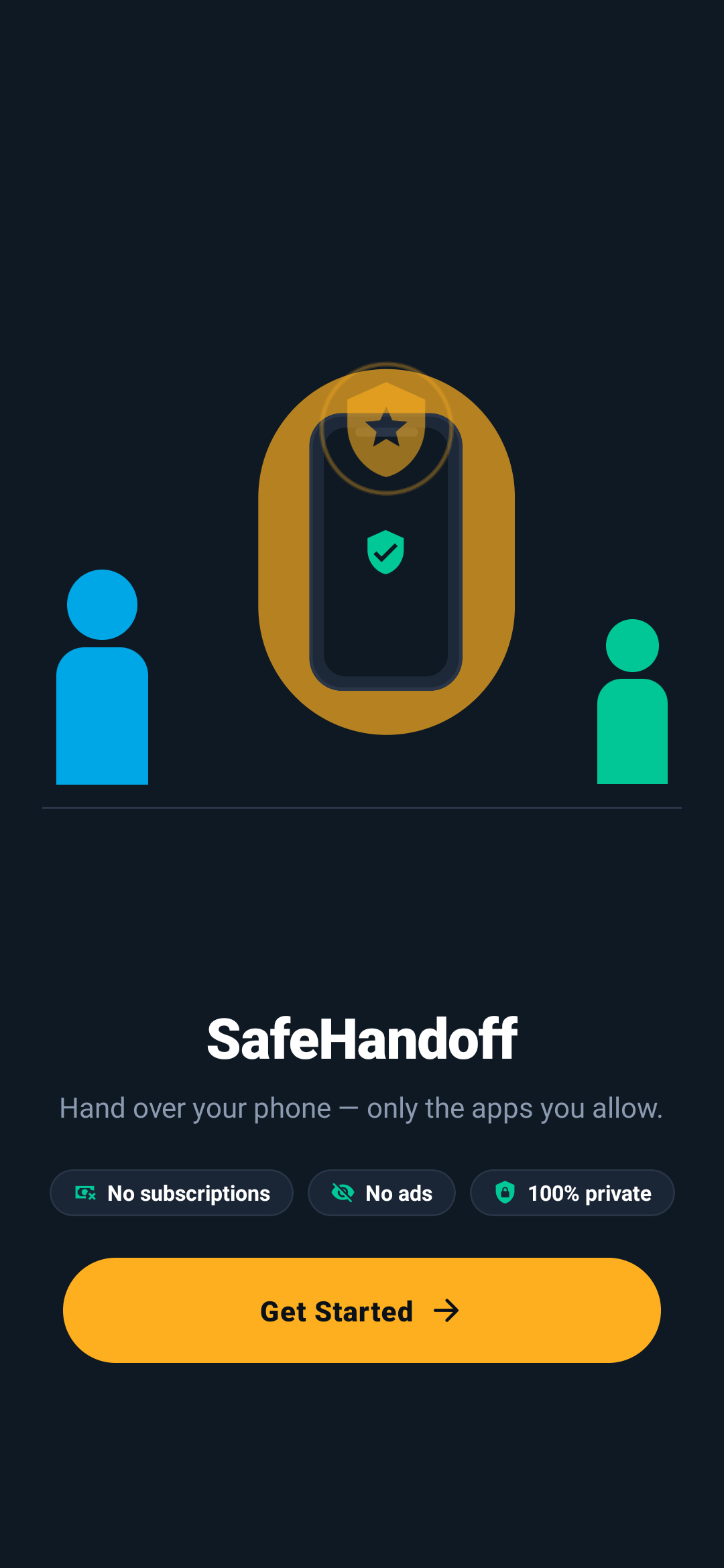 SafeHandoff — Set up in seconds